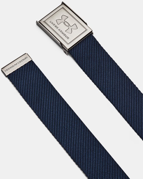 Men's UA Webbing Belt, Blue, pdpMainDesktop image number 0
